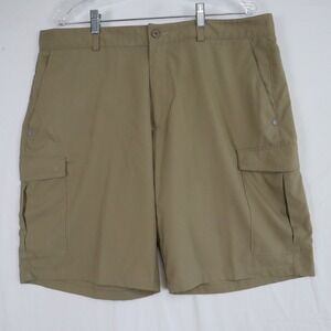 Under Armour Shorts Mens 38 Ripstop Cargo Flap Pocket Outdoor Hiking Casual Tan